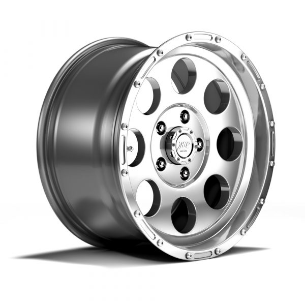 ASP Alloys Alufelge 1422 poliert 9x18 ET -16 mit TÜV-Gutachten