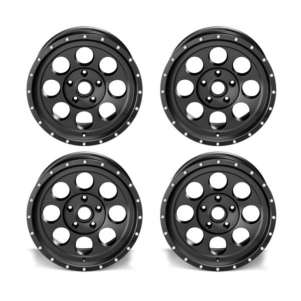 4x ASP Alloys Alufelge 1426 schwarz 8,5x17 ET +32