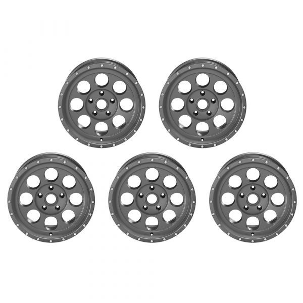 5x ASP Alloys Alufelge 1426 Gunmetal Grau 8,5x17 ET +32