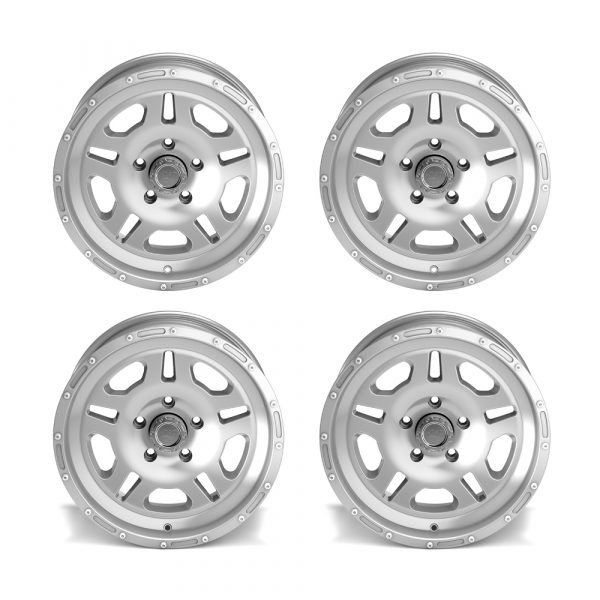 4x ASP Alloys Alufelgen Set 1440 silber 8,5x17 ET +10 mit TÜV Gutachten