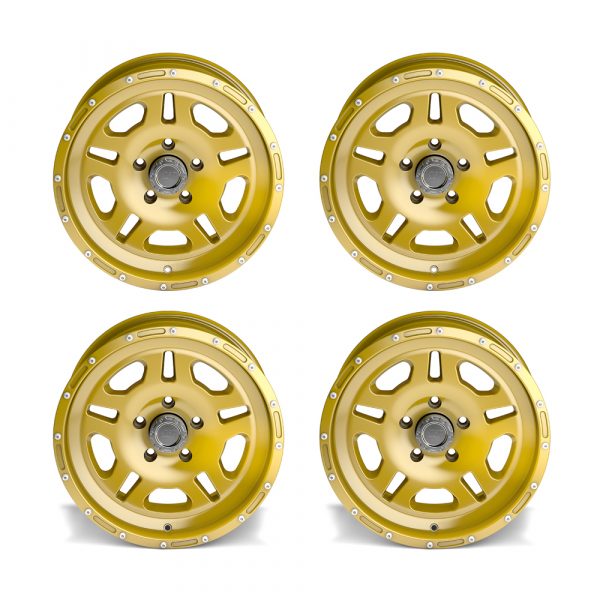 4x ASP Alloys Alufelgen Set 1440 gold 8,5x17 ET +10 mit TÜV Gutachten