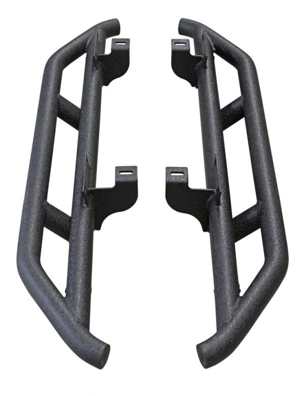 SCHWARZ MATT STRUKTURIERTE ROCK RAILS PASSEND FÜR JEEP WRANGLER JK 2-TÜRER (2007-2018) – Bild 4