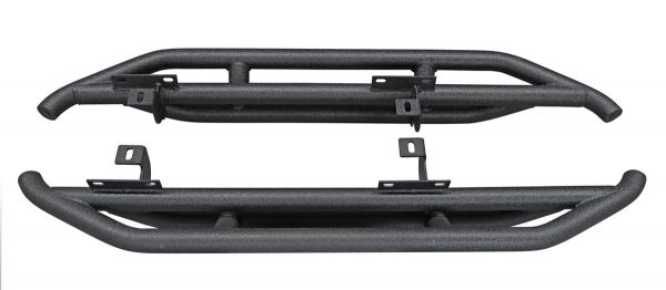 SCHWARZ MATT STRUKTURIERTE ROCK RAILS PASSEND FÜR JEEP WRANGLER JK 2-TÜRER (2007-2018) – Bild 3