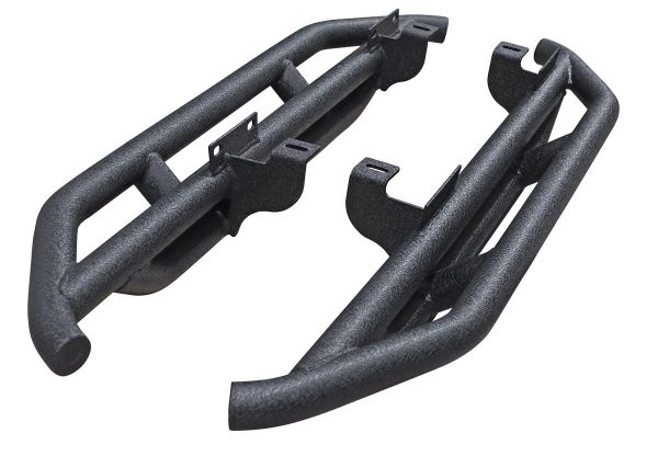 SCHWARZ MATT STRUKTURIERTE ROCK RAILS PASSEND FÜR JEEP WRANGLER JK 2-TÜRER (2007-2018)