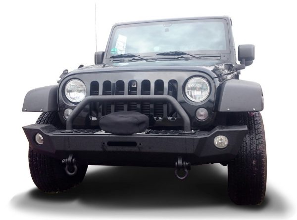 FRONTSTOSSSTANGE MIT BÜGEL -SCHWARZ- PASSEND FÜR JEEP WRANGLER JK – Bild 6