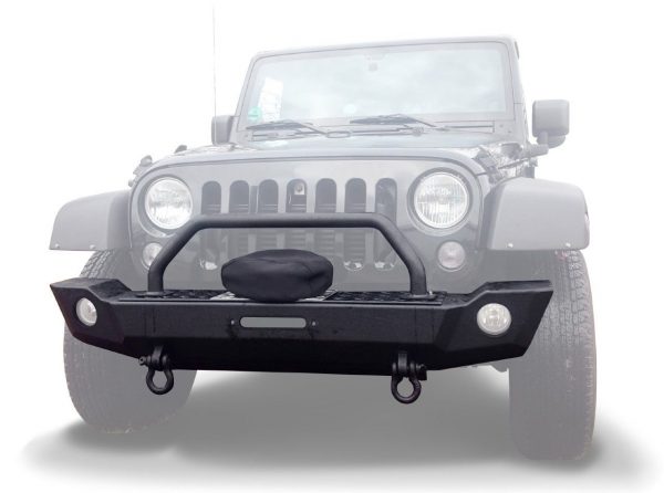 FRONTSTOSSSTANGE MIT BÜGEL -SCHWARZ- PASSEND FÜR JEEP WRANGLER JK