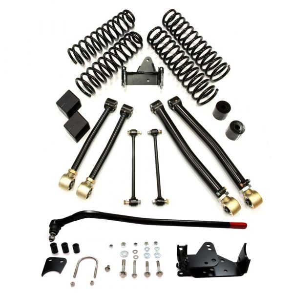 EvO Mfg. 3,5'' Enforcer Fahrwerk mit TÜV inkl. Bilstein 5100 Stoßdämpfer inkl. Steer Smarts High Steer Kit