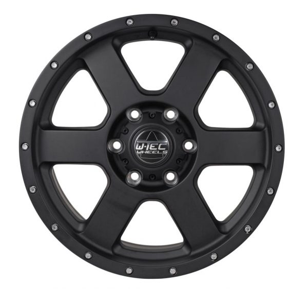 4X ALUFELGE W-TEC ALL TERRAIN 8,5X18 ET35 PASSEND FÜR JEEP WRANGLER JL (2018-) – Bild 4
