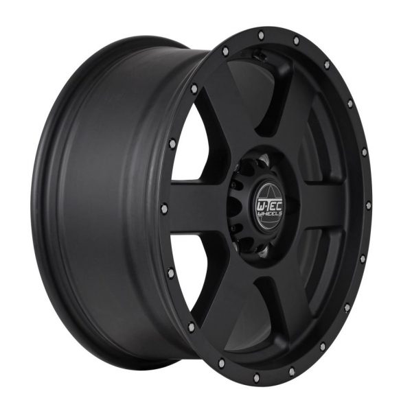 4X ALUFELGE W-TEC ALL TERRAIN 8,5X18 ET35 PASSEND FÜR JEEP WRANGLER JL (2018-) – Bild 2