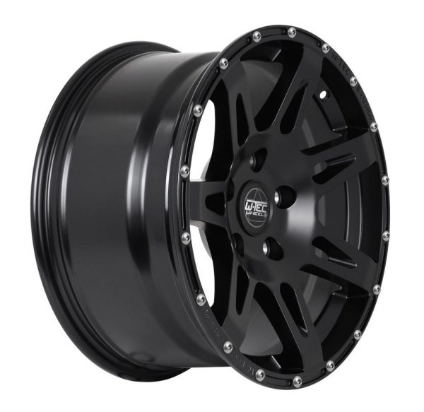 1X ALUFELGE W-TEC EXTREME "BLACK EDITION" MIT NIETEN 8,5X17 ET+30 PASSEND FÜR JEEP WRANGLER JL (2018-) – Bild 3