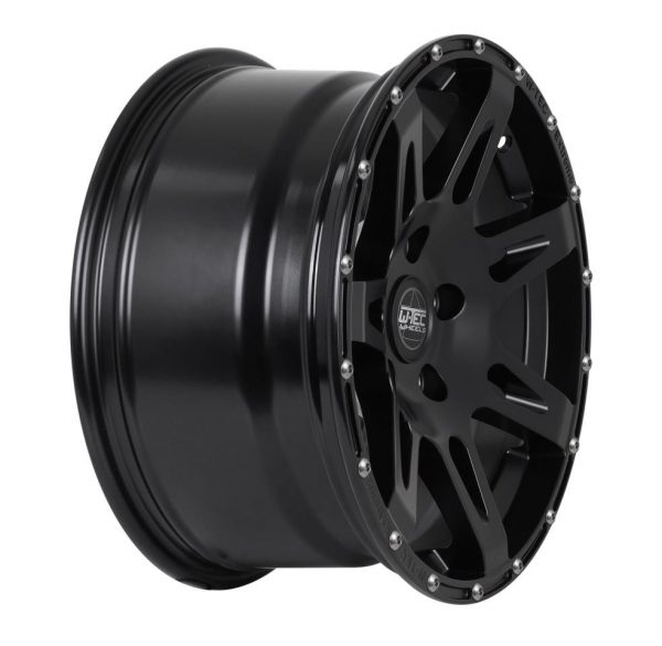 1X ALUFELGE W-TEC EXTREME "BLACK EDITION" MIT NIETEN 8,5X17 ET+30 PASSEND FÜR JEEP WRANGLER JL (2018-) – Bild 4
